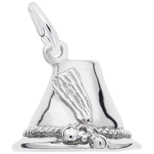 Charming Tyrol Hat Charm for Travel Lovers - Swiss Souvenir 1282