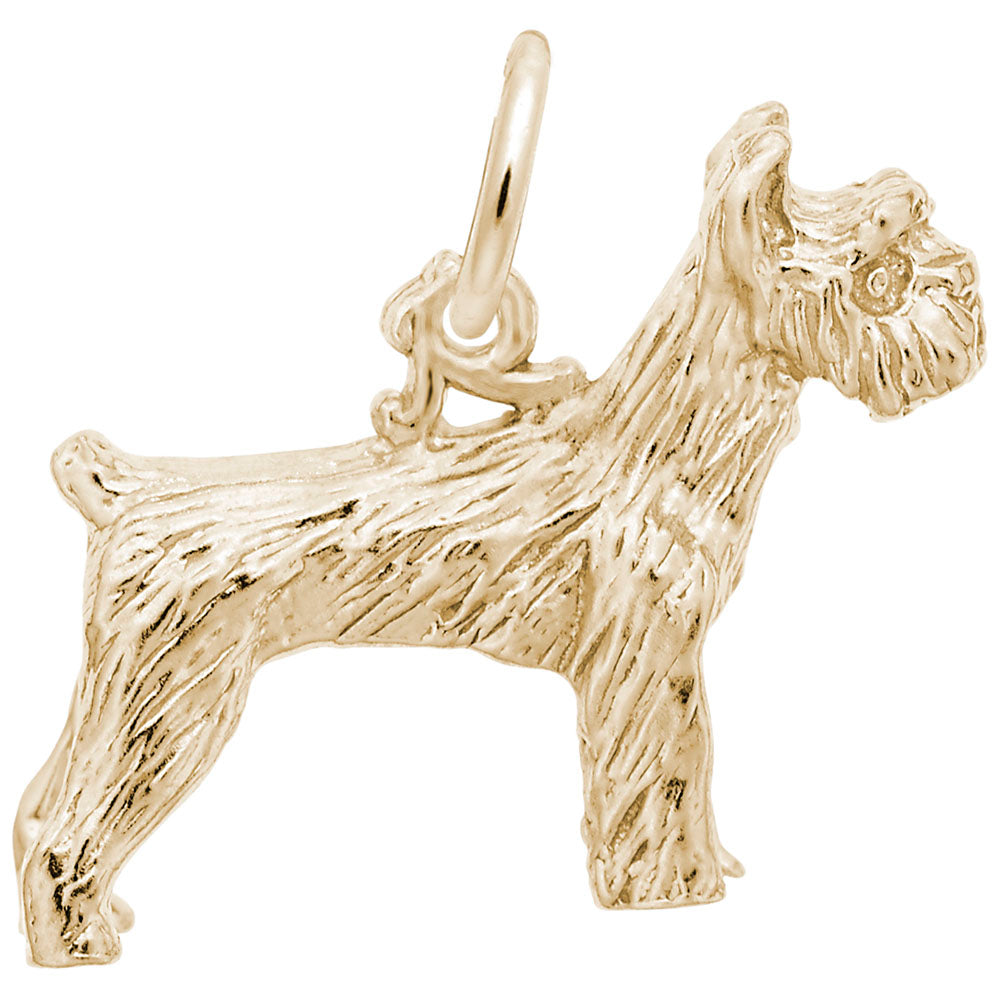 Schnauzer Dog Charm - Adorable Pet Jewelry for Dog Lovers 1305