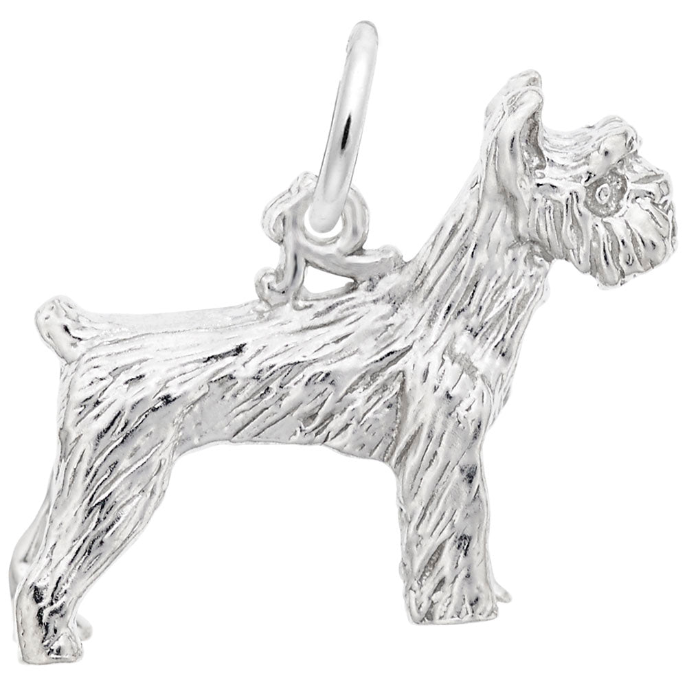 Schnauzer Dog Charm - Adorable Pet Jewelry for Dog Lovers 1305