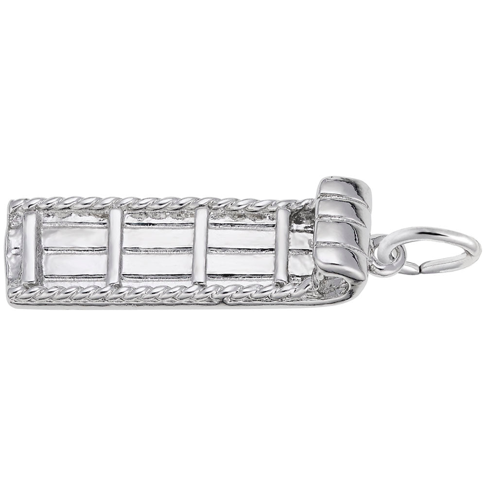 Winter Toboggan Charm for Bracelets - Festive Snow Fun Accessory 1314
