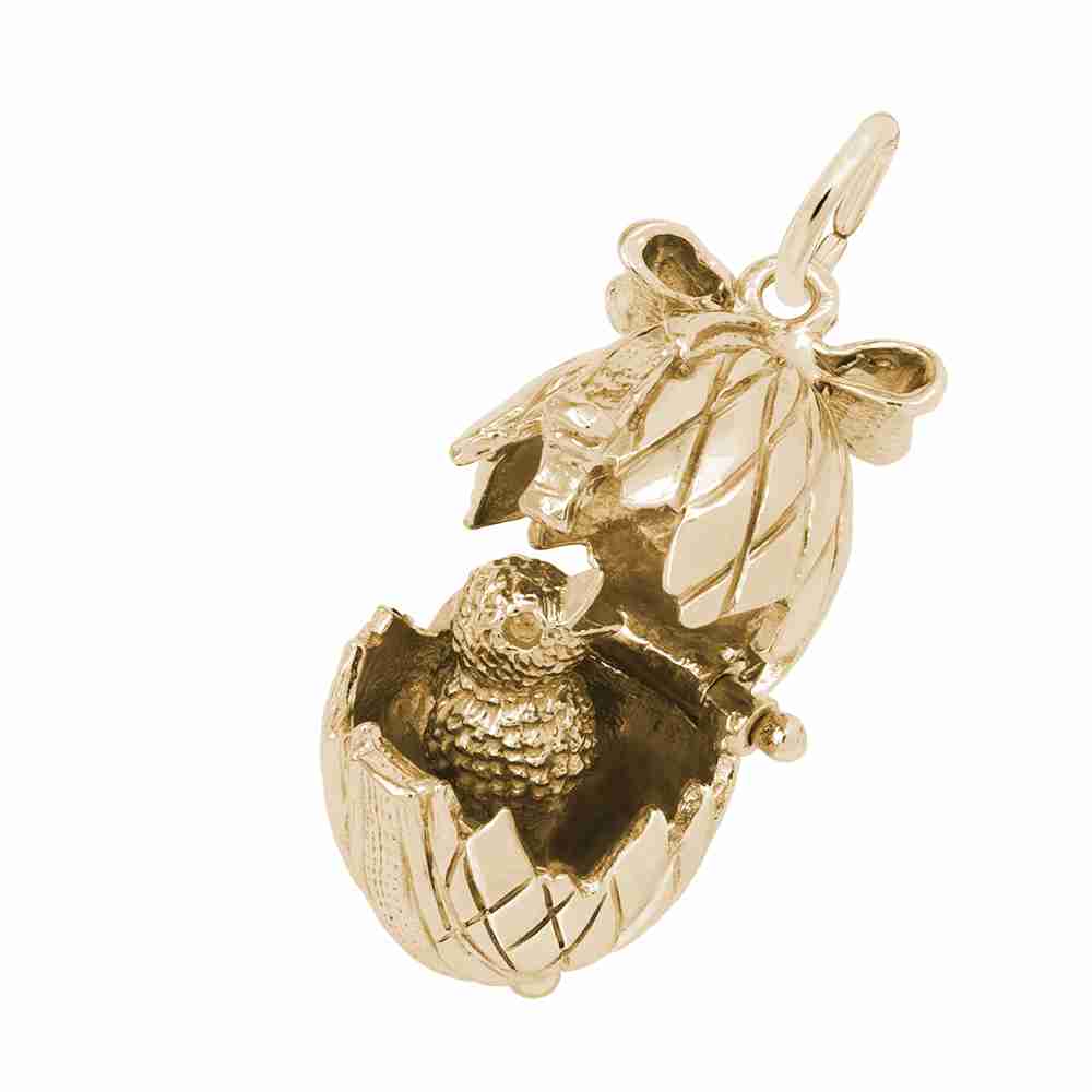 New Easter Egg Charm - Colorful Spring Jewelry for Celebrations 1376