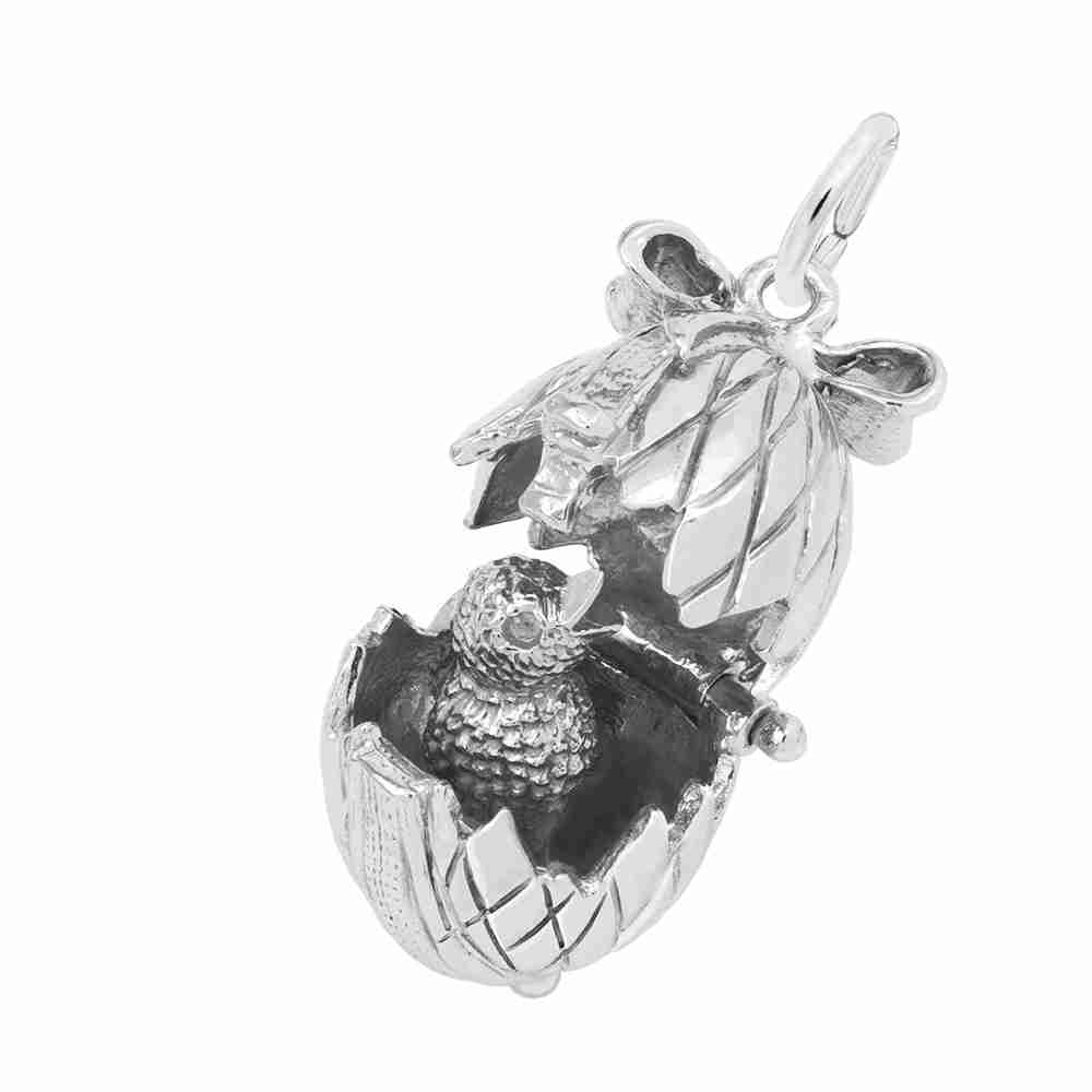 New Easter Egg Charm - Colorful Spring Jewelry for Celebrations 1376