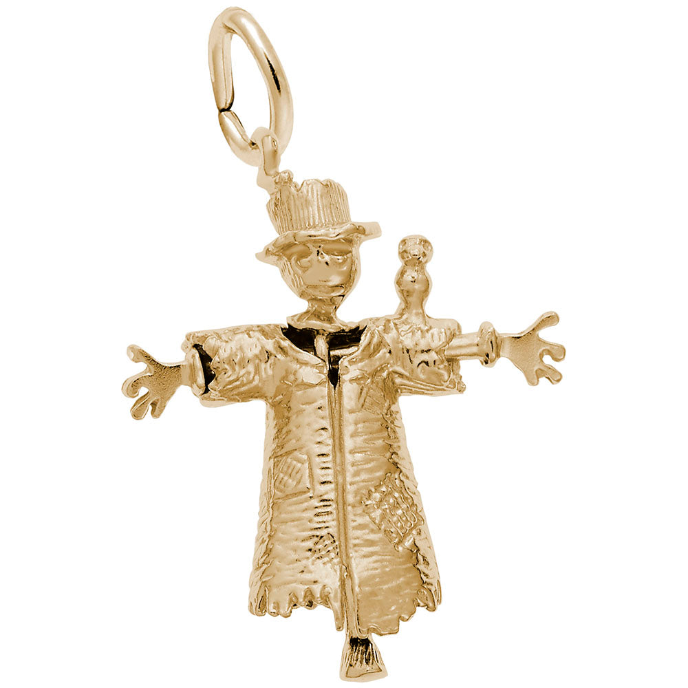 Charming Fall Scarecrow Charm for Jewelry & Crafting Projects 1380
