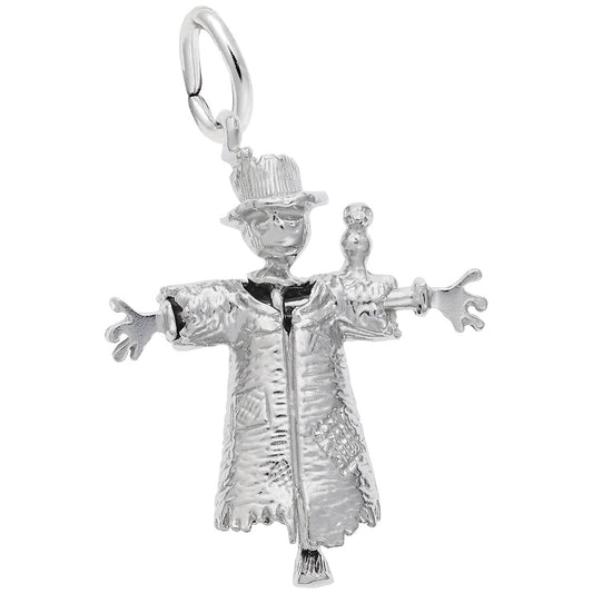 Charming Fall Scarecrow Charm for Jewelry & Crafting Projects 1380