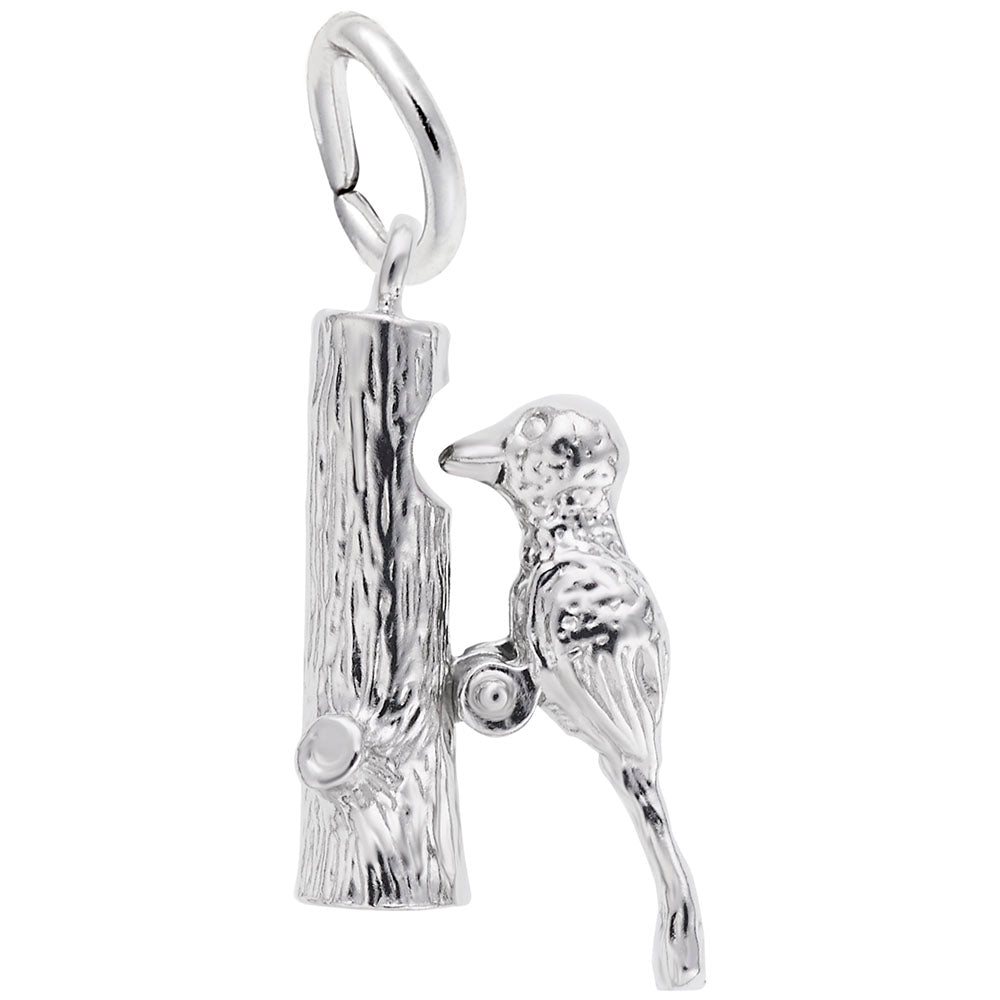 Handcrafted Woodpecker Charm for Bird Lovers - Unique Jewelry Gift 1389