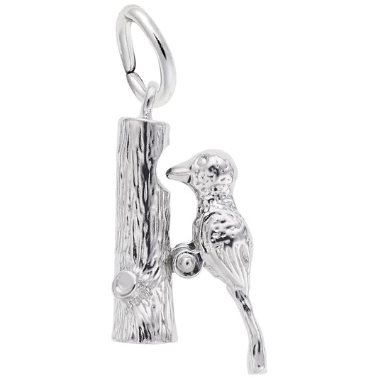 Handcrafted Woodpecker Charm for Bird Lovers - Unique Jewelry Gift 1389