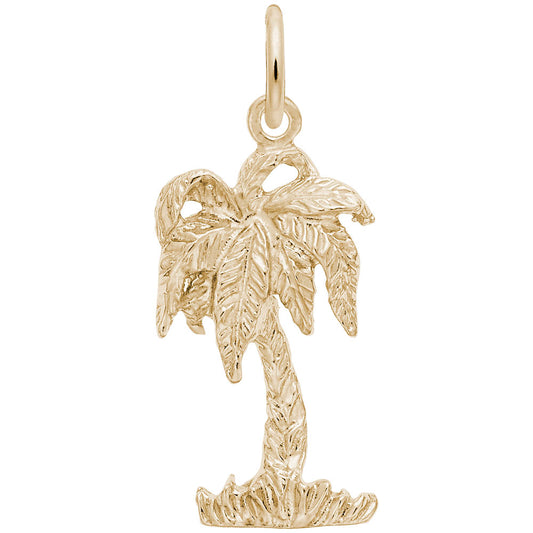Charming Palm Tree Pendant - Nautical Jewelry for Beach Lovers 1393