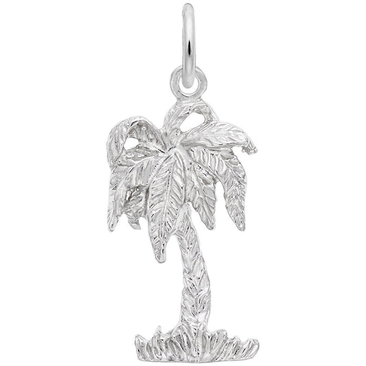 Charming Palm Tree Pendant - Nautical Jewelry for Beach Lovers 1393