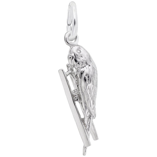 Charming Budgie Bird Pendant - Perfect Gift for Pet Lovers 1396