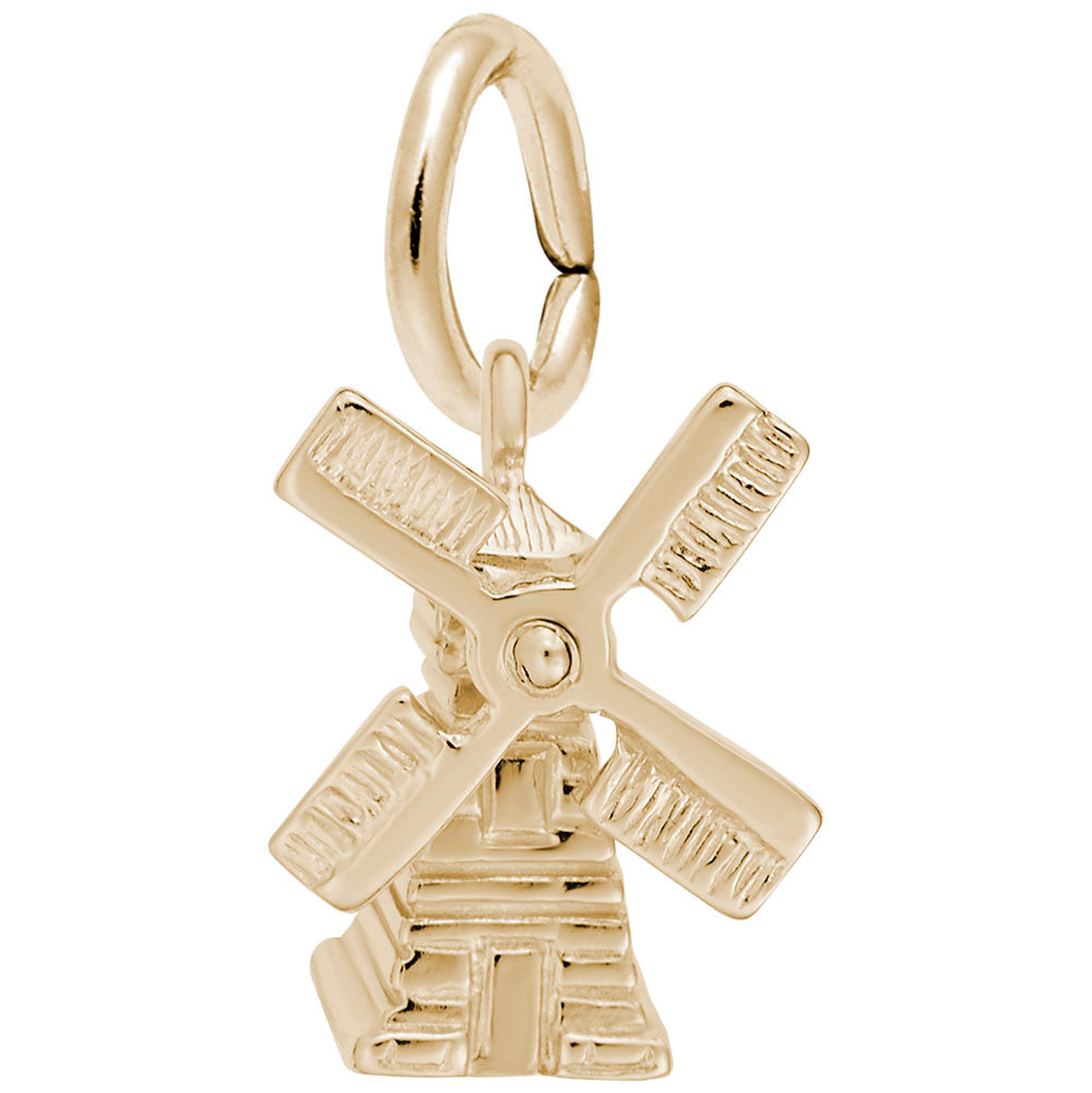 Charming European Windmill Pendant - Travel Souvenir Jewelry 1408