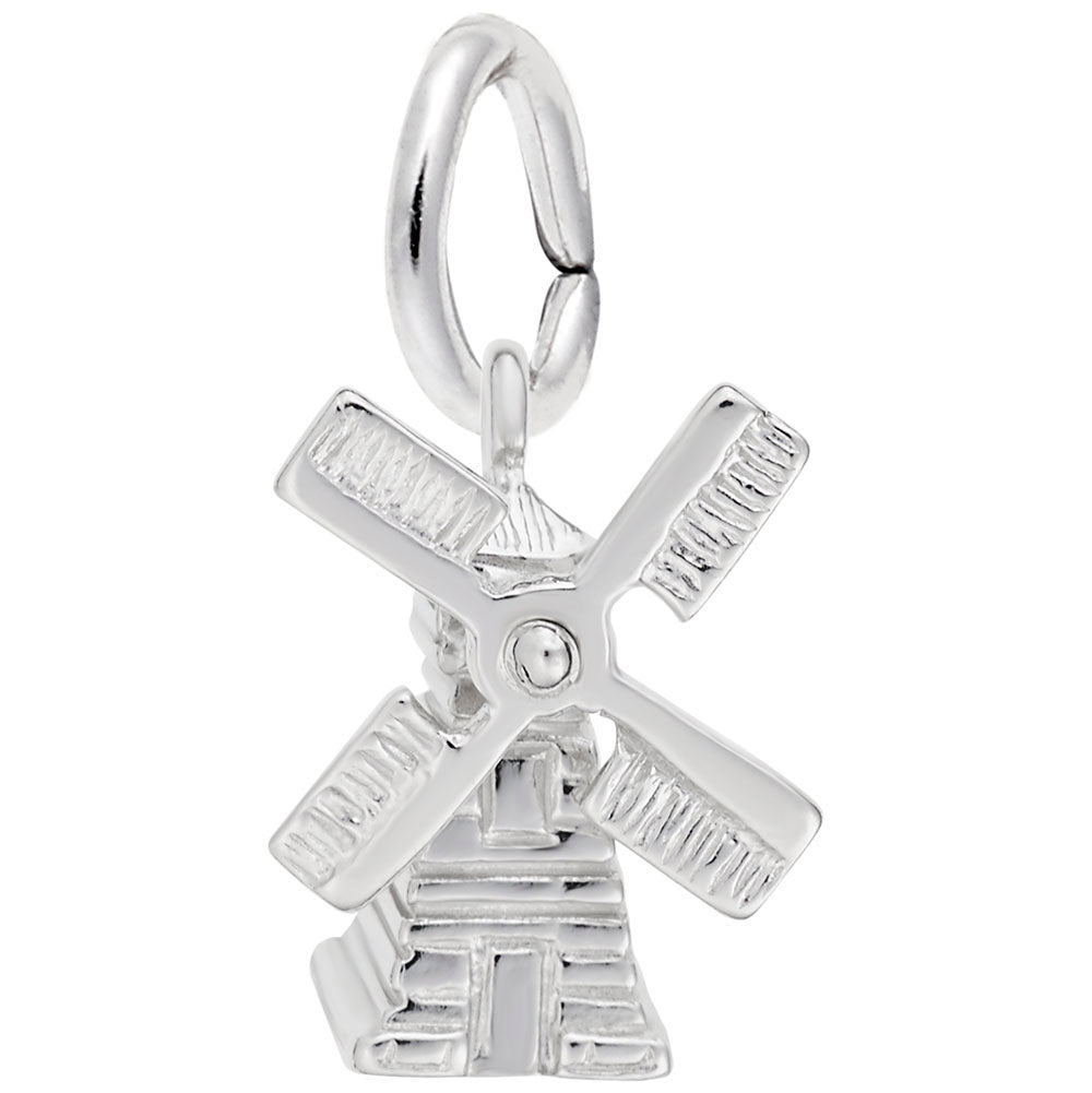 Charming European Windmill Pendant - Travel Souvenir Jewelry 1408