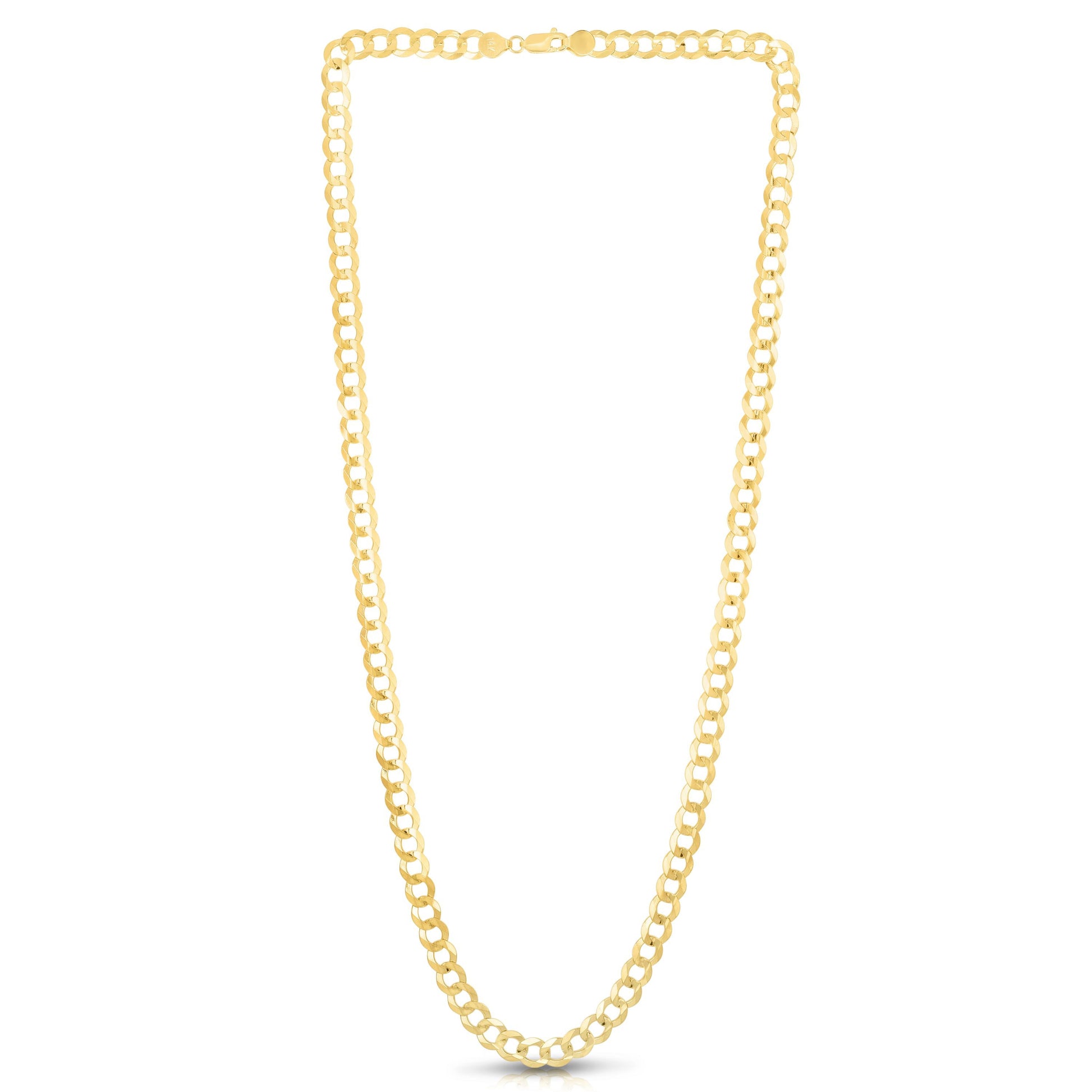 Royal Chain 10K Gold 6.2mm Lite Comfort Curb Chain 140LCRB