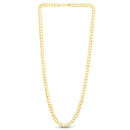 Royal Chain 10K Gold 6.2mm Lite Comfort Curb Chain 140LCRB