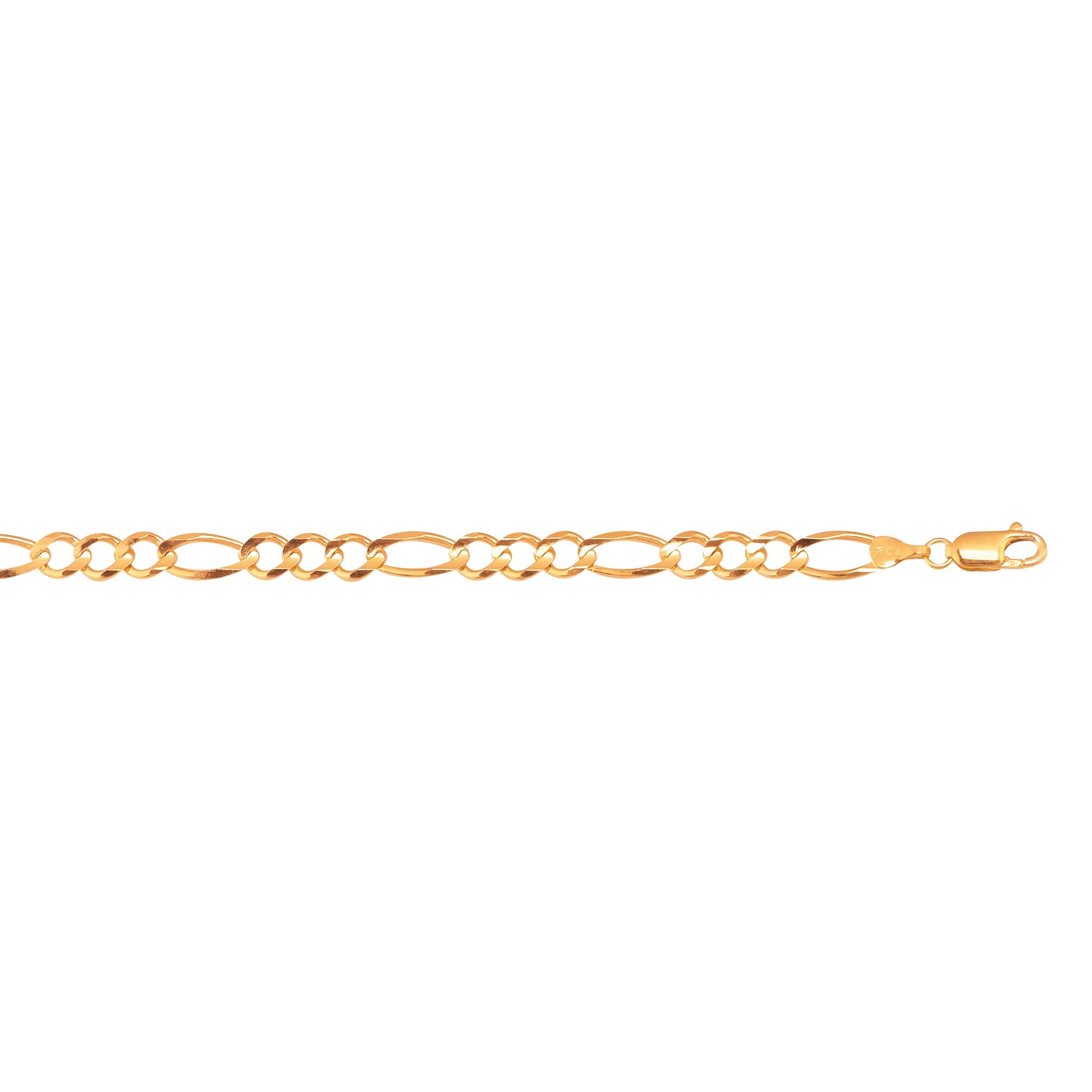 Royal Chain 10K Gold 5.3mm Figaro Chain 140RFIG