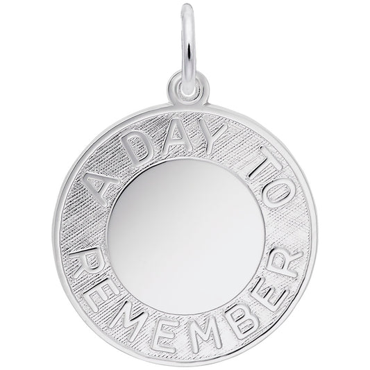 Personalized A Day to Remember Engravable Marriage Disc Charm 1412