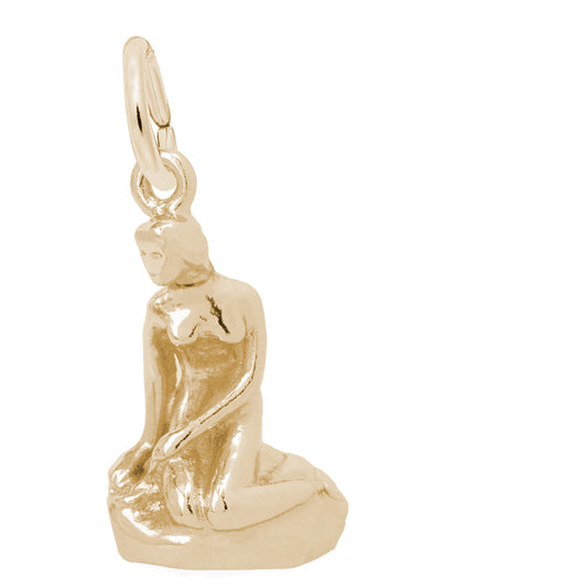 Large Danish Mermaid Charm - Elegant Sea Life Jewelry for You 1431