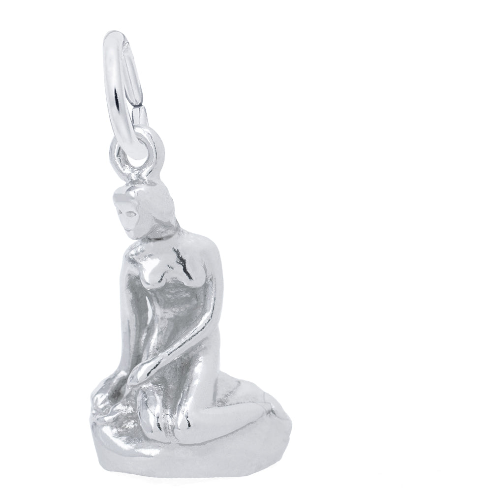 Large Danish Mermaid Charm - Elegant Sea Life Jewelry for You 1431