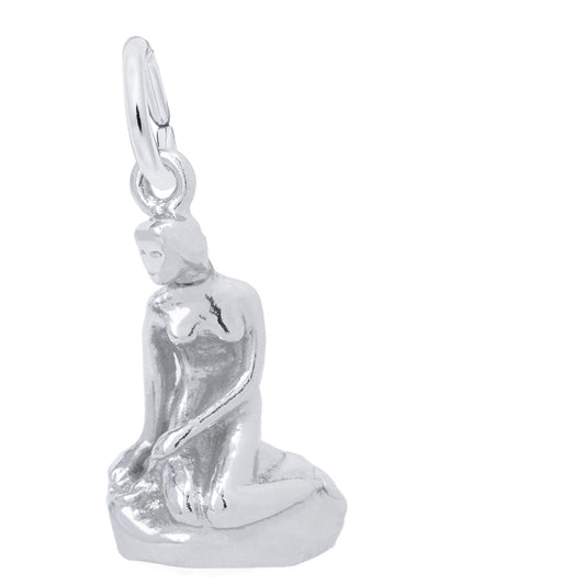 Large Danish Mermaid Charm - Elegant Sea Life Jewelry for You 1431