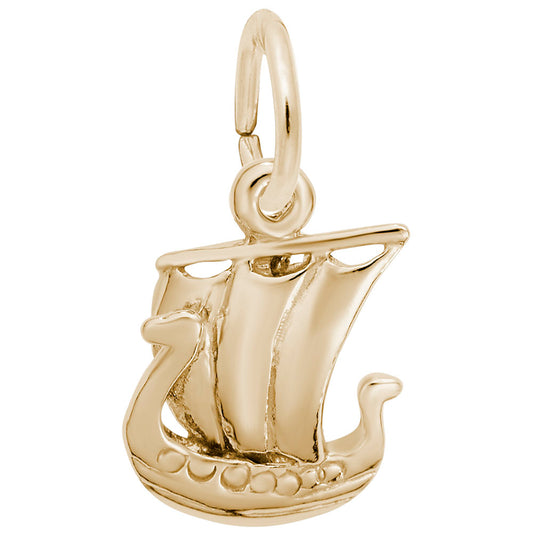 Viking Ship Charm - Nautical Jewelry for Adventurous Souls 1472