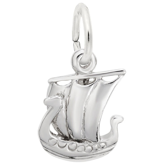 Viking Ship Charm - Nautical Jewelry for Adventurous Souls 1472