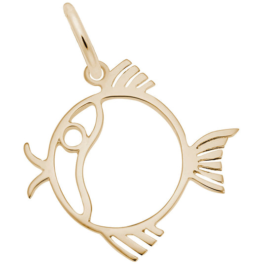 Flat Fish Charm