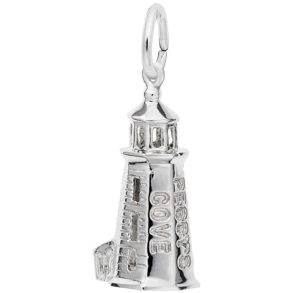 Peggy's Cove Lighthouse Charm - Nautical Jewelry for Ocean Lovers 1514