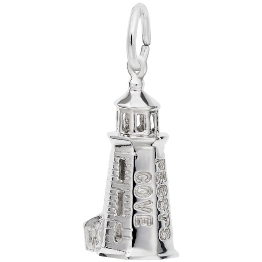 Peggy's Cove Lighthouse Charm - Nautical Jewelry for Ocean Lovers 1514
