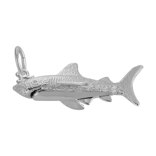 Great White Shark Charm - 14K Gold