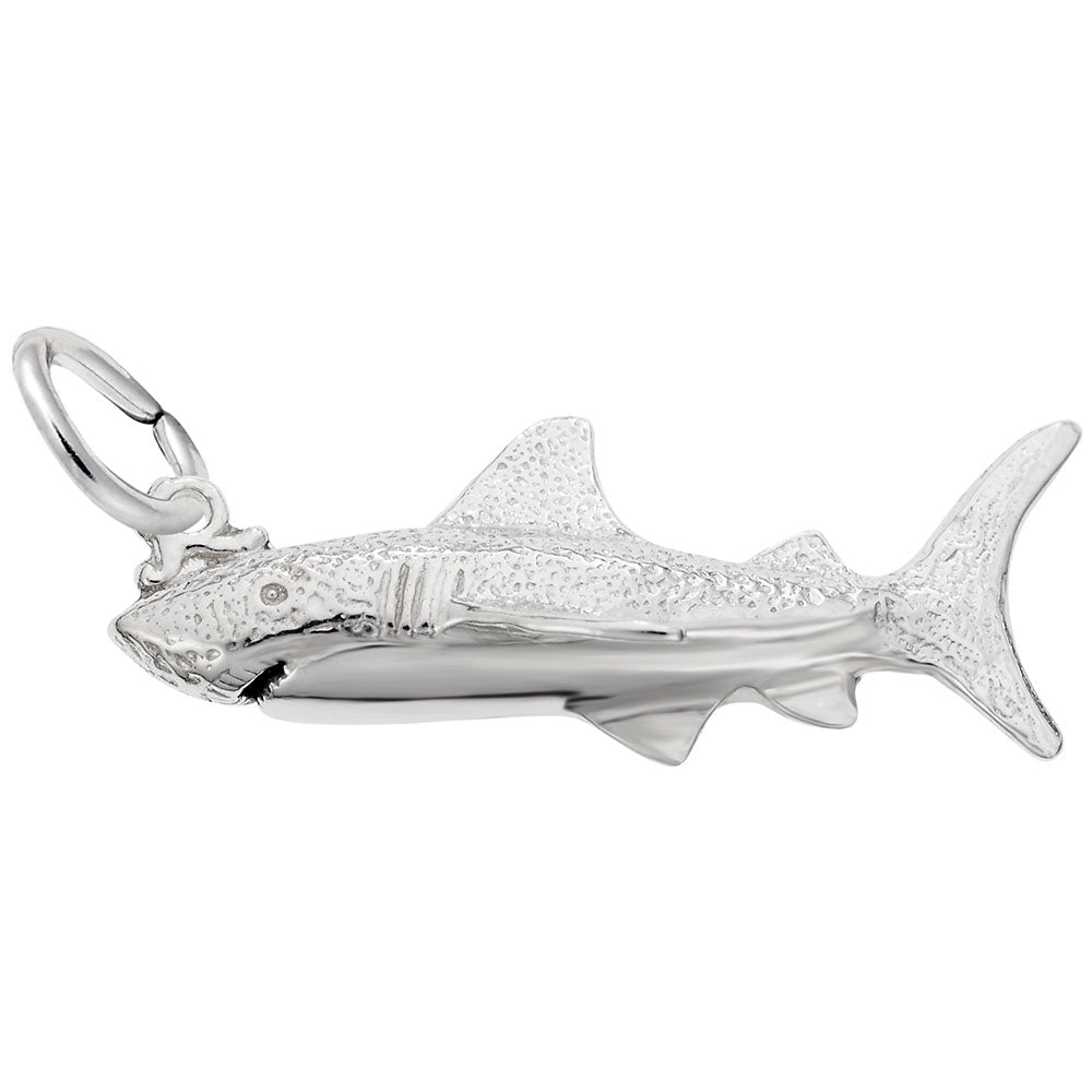 Great White Shark Charm - Nautical Sea Life Jewelry Accessory 1517