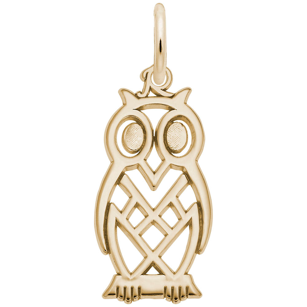 Graduation Flat Owl Charm - Celebrate Achievements in Style 1532