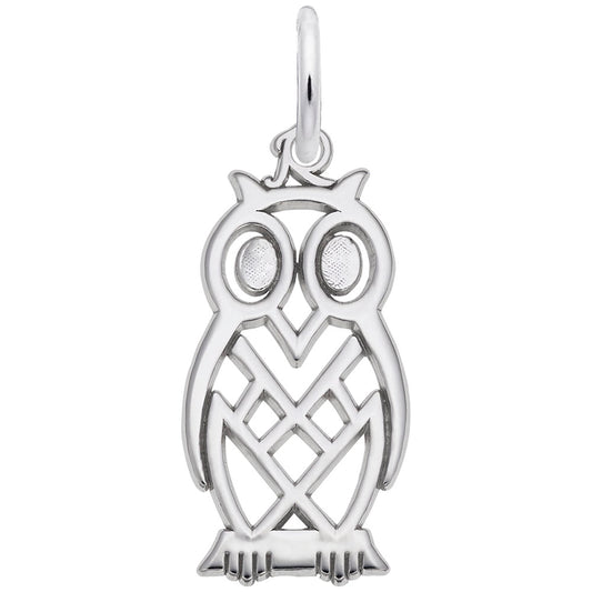 Graduation Flat Owl Charm - Celebrate Achievements in Style 1532