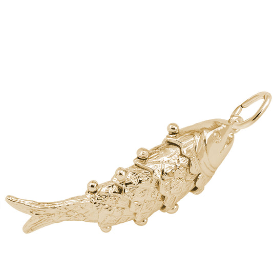 New Wiggle Fish Charm - Adorable Sea Life Jewelry for Pet Lovers 1537