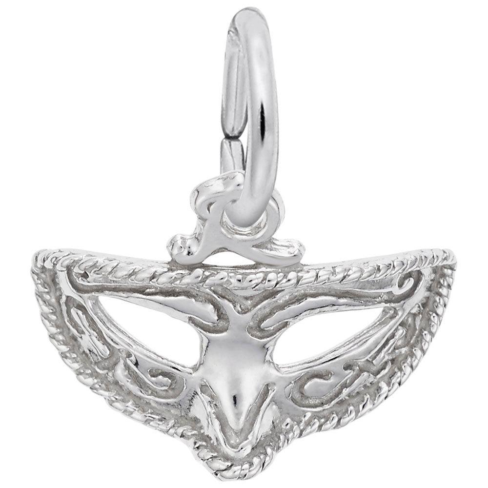 Mardi Gras Mask Charm - Celebrate Arts & Music with Style 1541