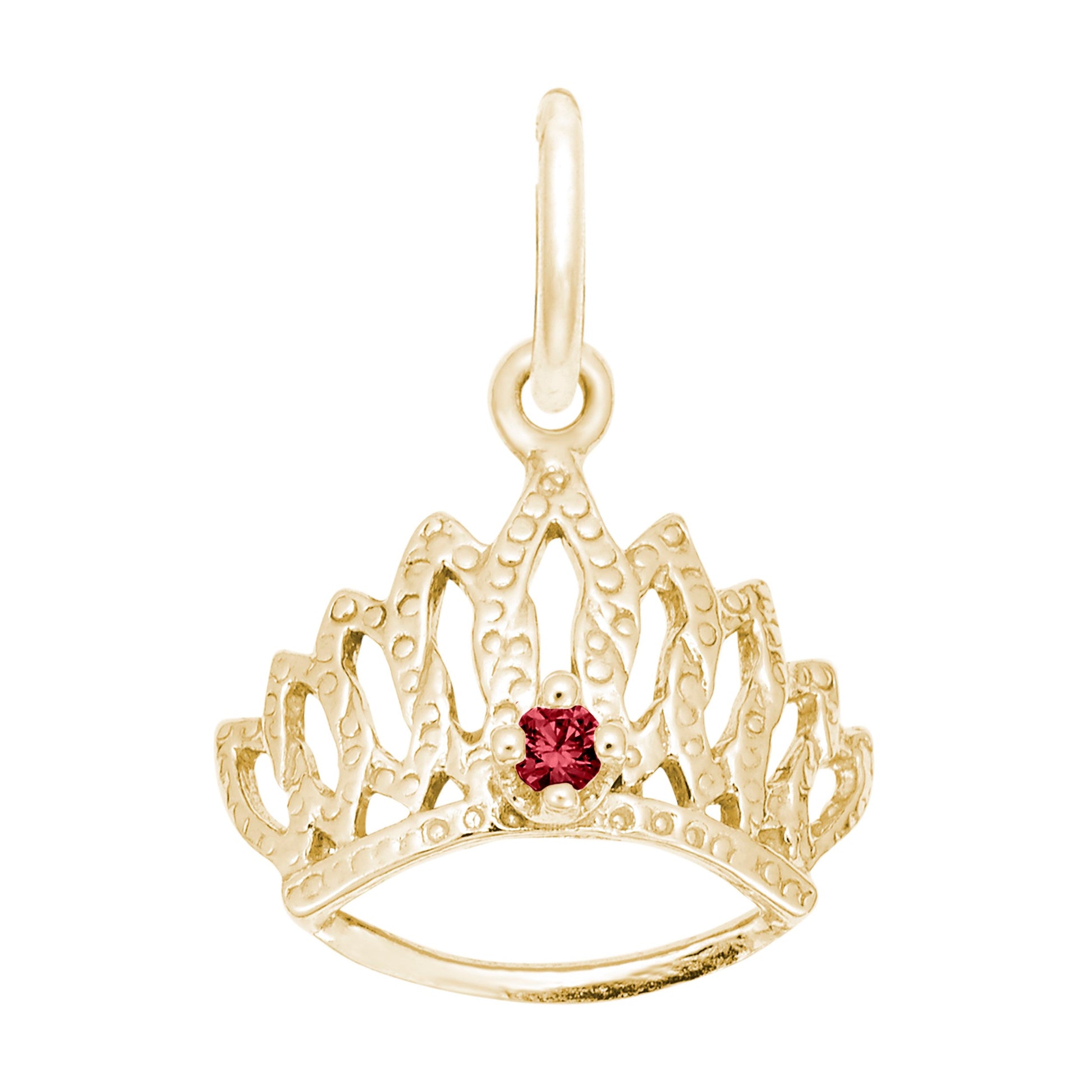 January Birthstone Tiara Charm for Baby - Family & Friendship 1548-001