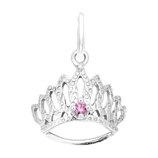 October Birthstone Tiara Charm for Baby - Family & Friendship 1548-010