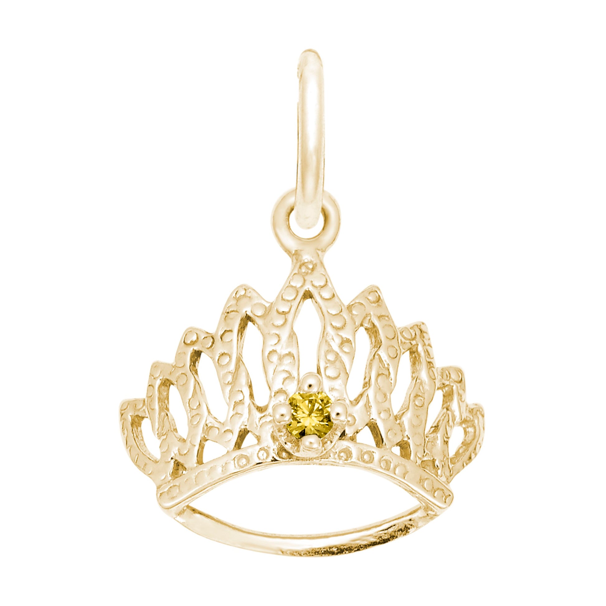 November Birthstone Tiara Charm for Baby - Family & Friendship 1548-011
