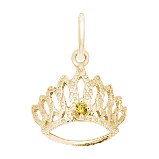 November Birthstone Tiara Charm for Baby - Family & Friendship 1548-011