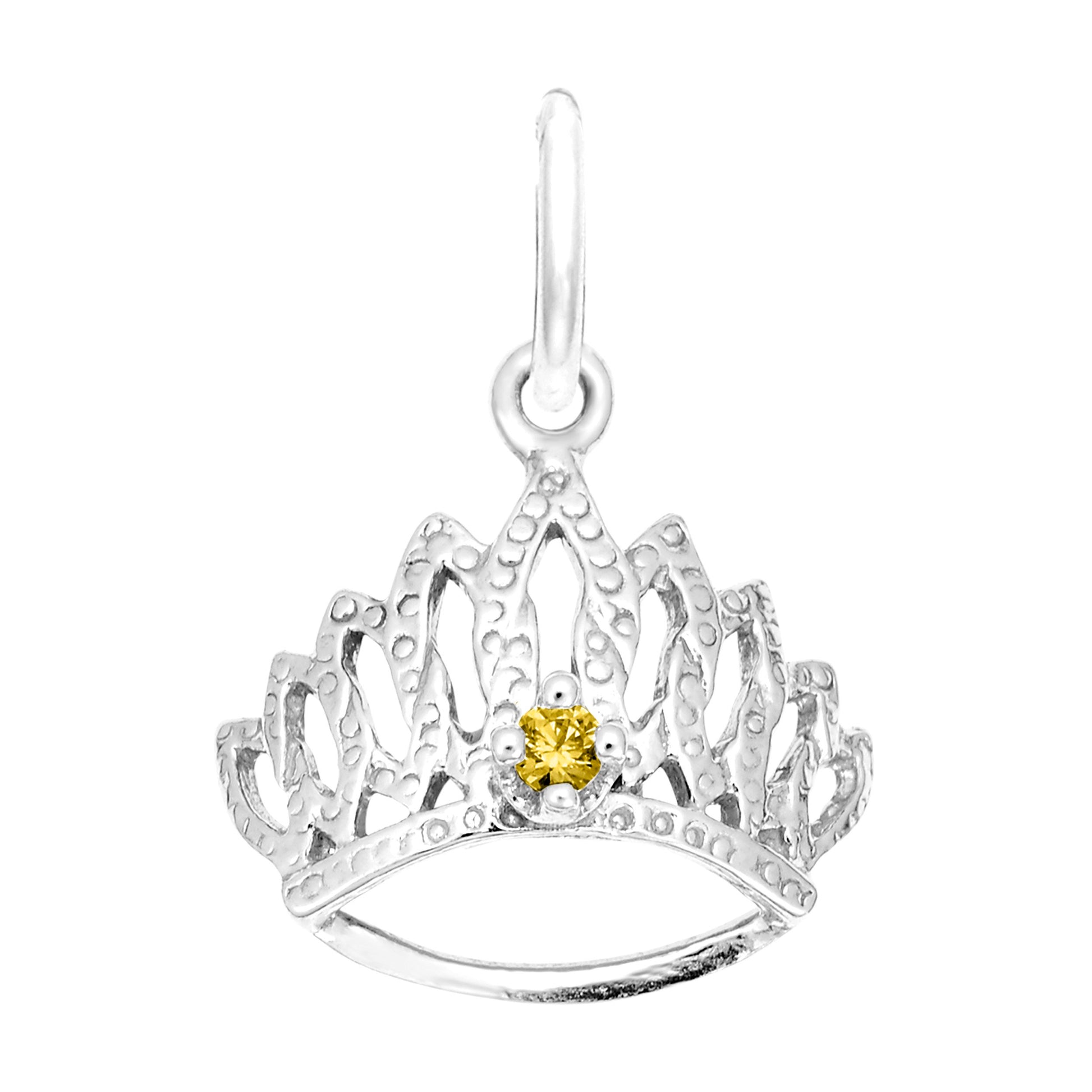 November Birthstone Tiara Charm for Baby - Family & Friendship 1548-011