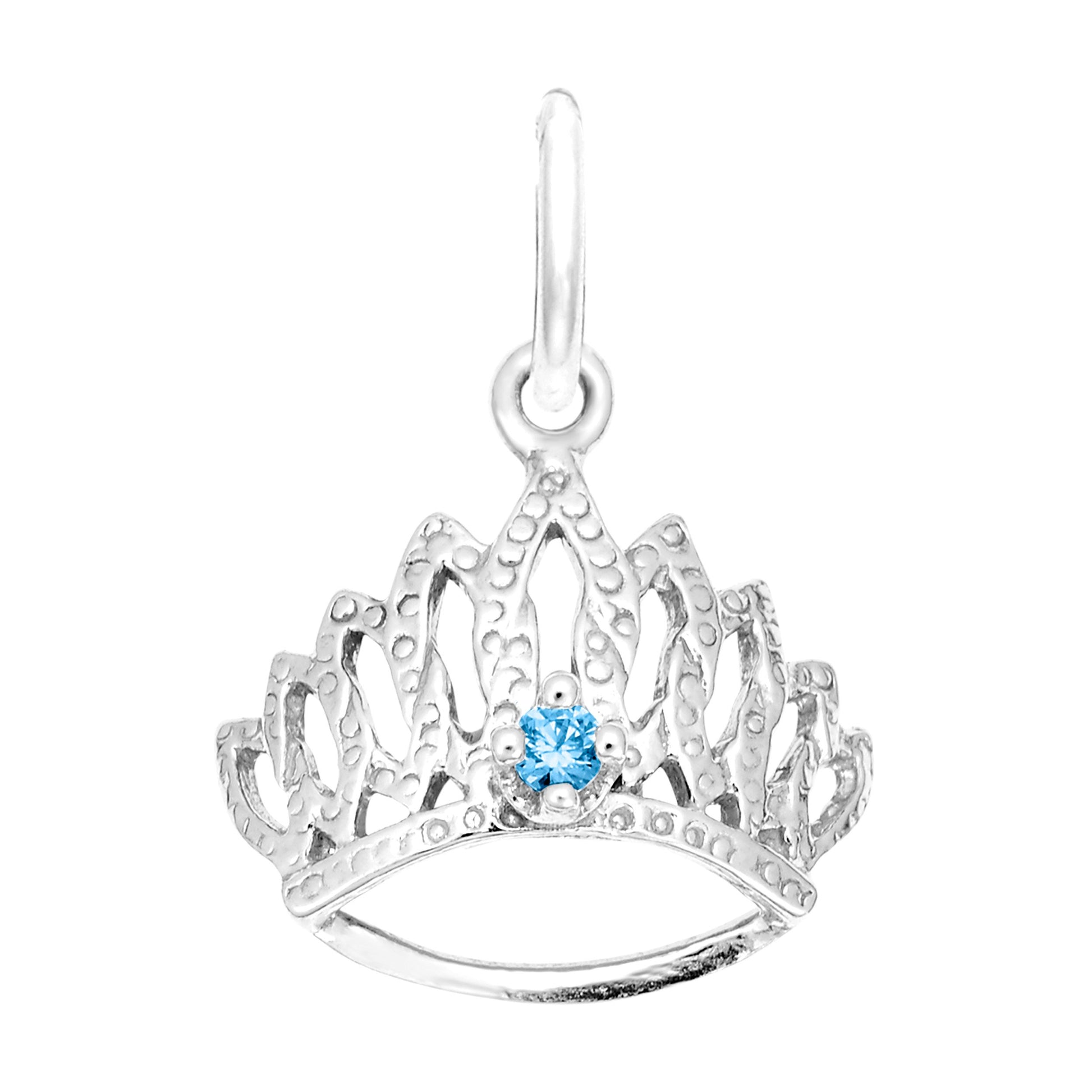 December Birthstone Tiara Charm for Baby - Family & Friendship 1548-012