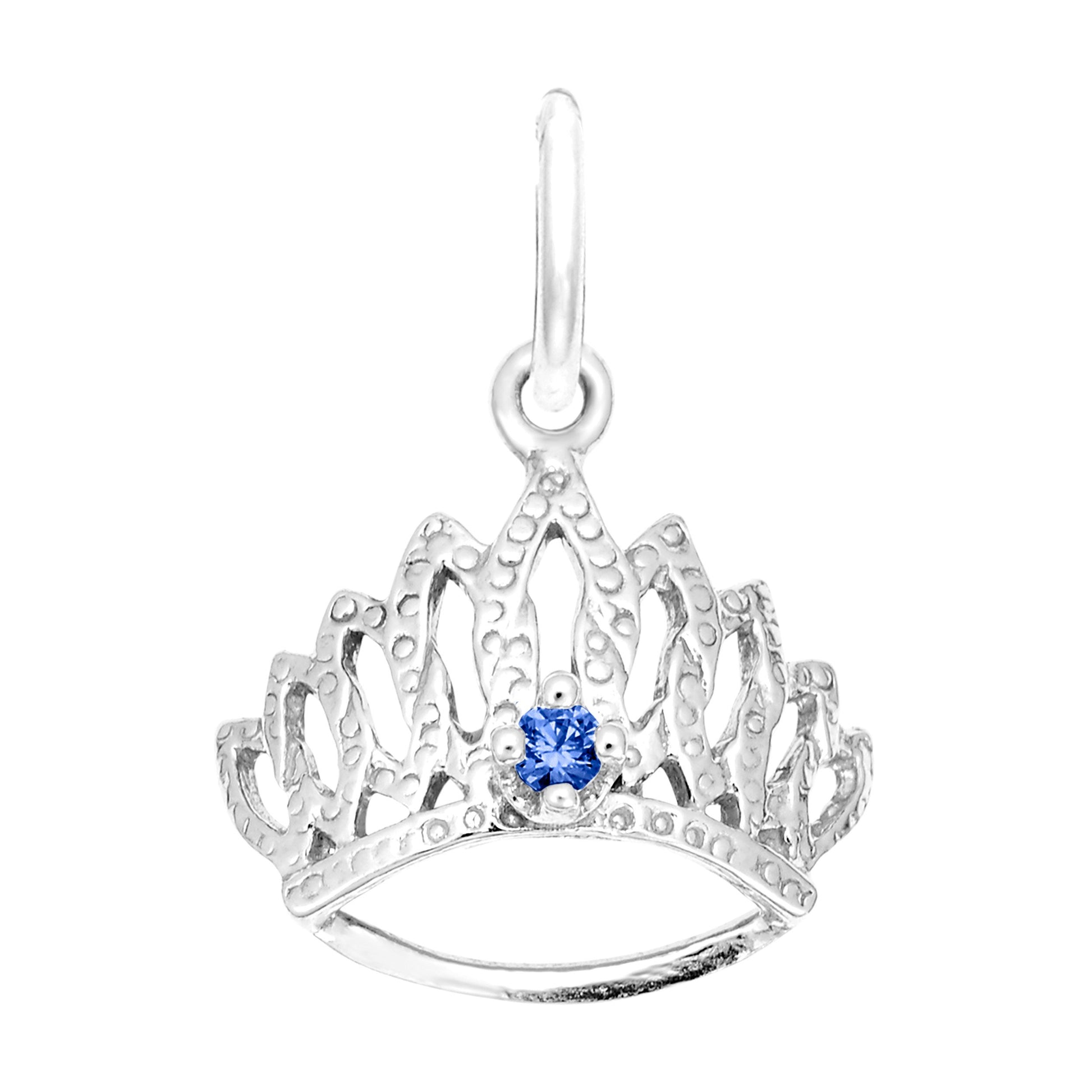 September Birthstone Tiara Charm for Baby - Family & Friendship 1548-009
