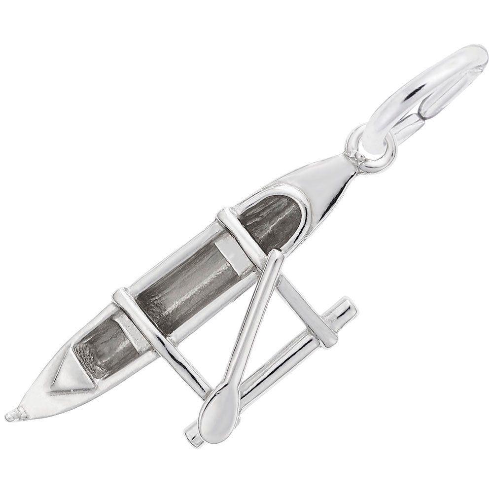 Outrigger Canoe Charm - Nautical Jewelry for Adventure Lovers 1554