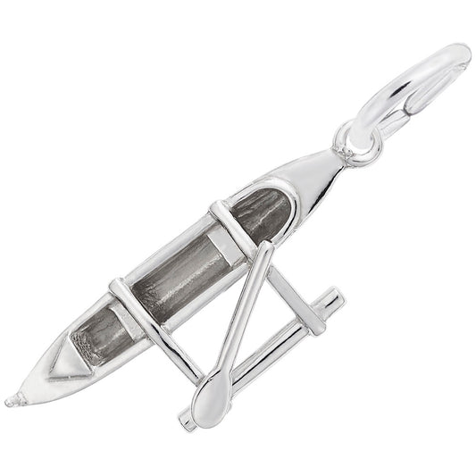 Outrigger Canoe Charm - Nautical Jewelry for Adventure Lovers 1554