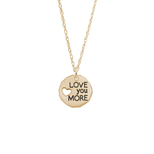 Love You More Necklace Set