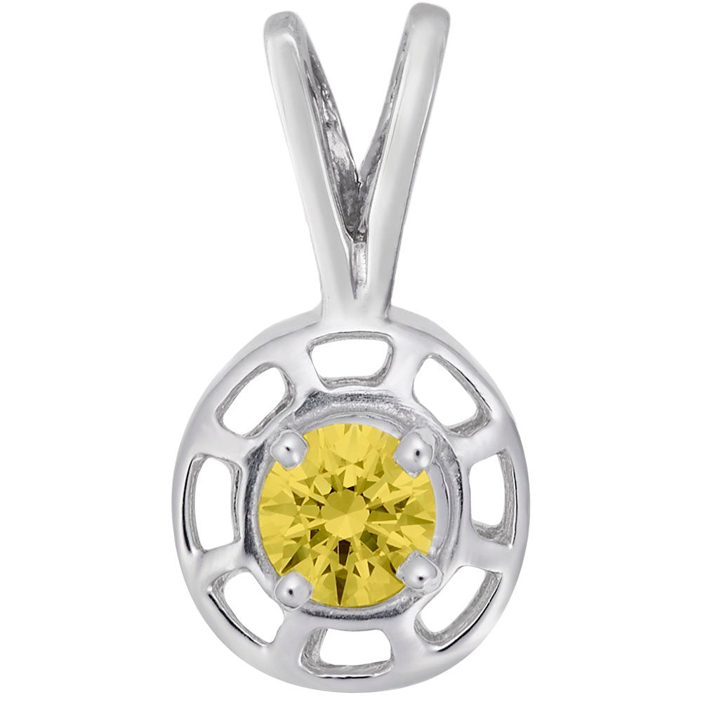 November Birthstone Insightful Pendant - Unique Charm Jewelry 1560-011