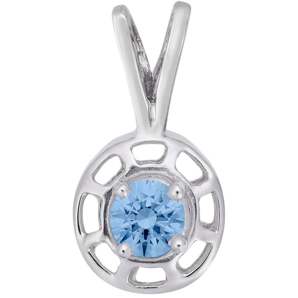 December Birthstone Insightful Pendant - Unique Charm Gift 1560-012