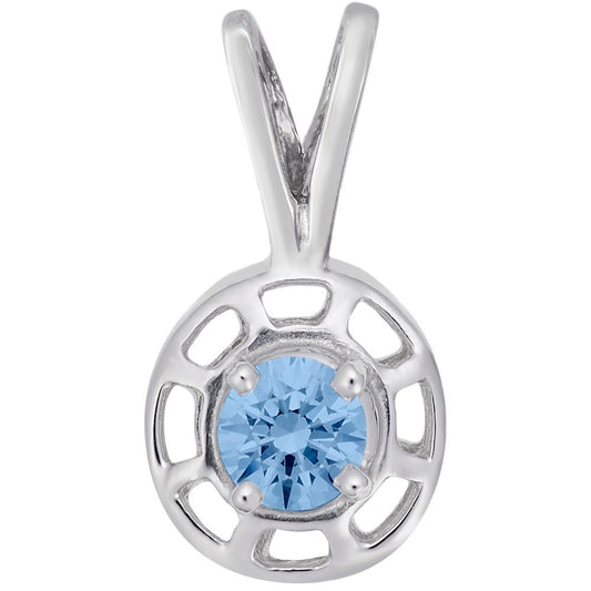 December Birthstone Insightful Pendant - Unique Charm Gift 1560-012