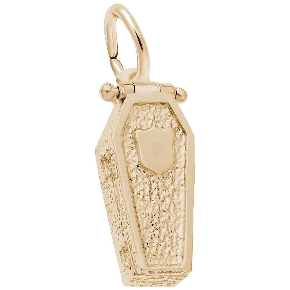 Spooky Halloween Coffin Charm for Jewelry & Crafting Projects 1561