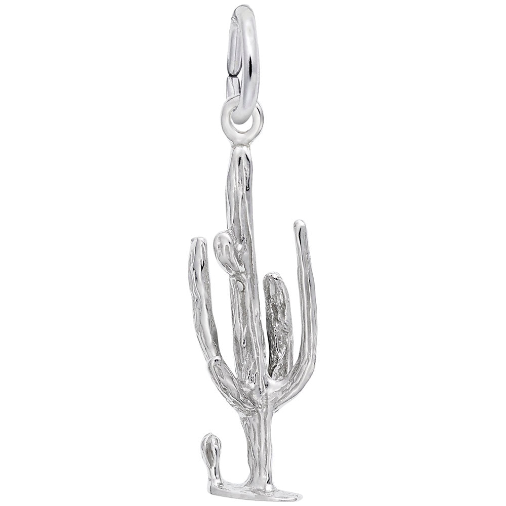 Western Cactus Charm for Travel Lovers - Unique Jewelry Accessory 1576