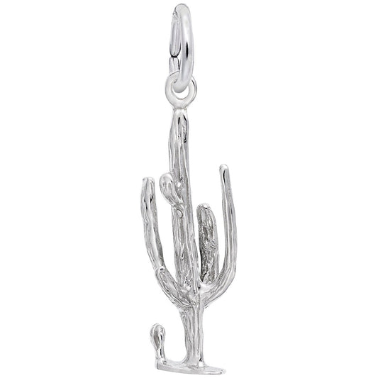 Western Cactus Charm for Travel Lovers - Unique Jewelry Accessory 1576