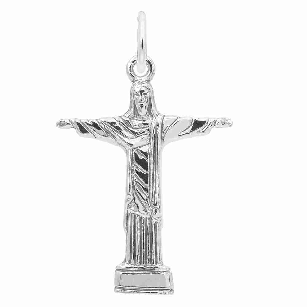 New Jesus on Cross Charm - Faith-Inspired Religious Jewelry 1577